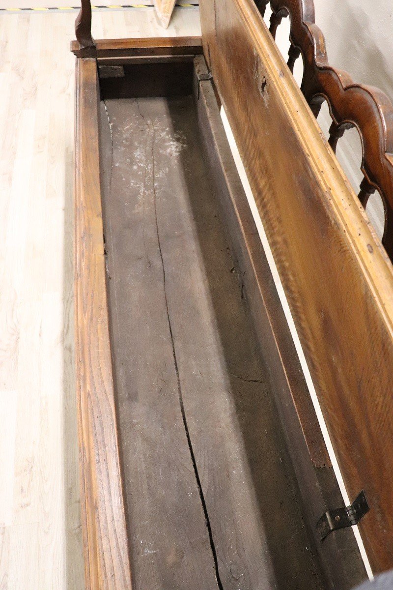 18th Century Walnut Bench-photo-4