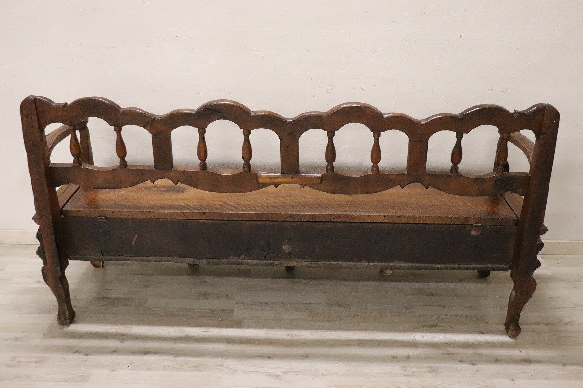 18th Century Walnut Bench-photo-6