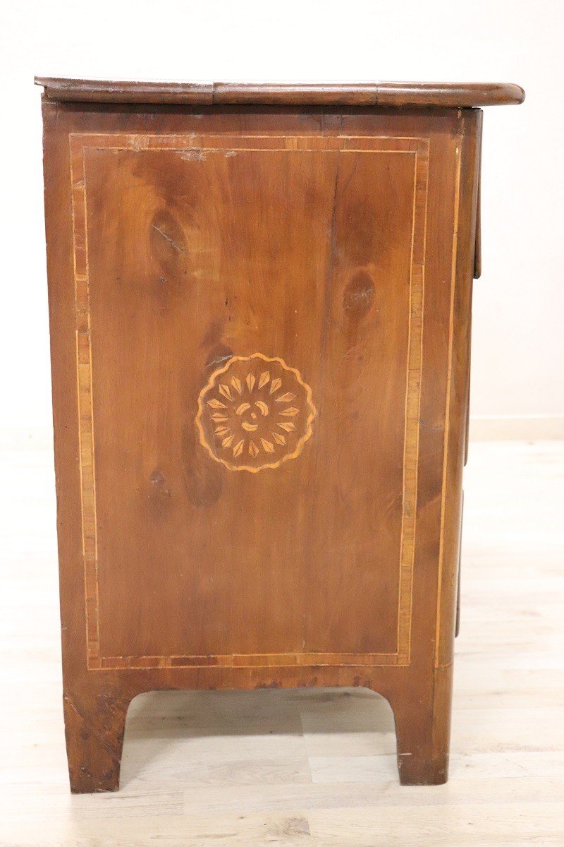 Antique Chest Of Drawers In Walnut, 18th Century-photo-3