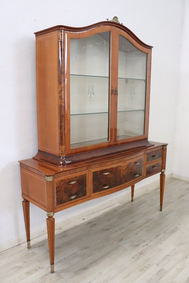 Vintage Vitrine With Drawers-photo-2