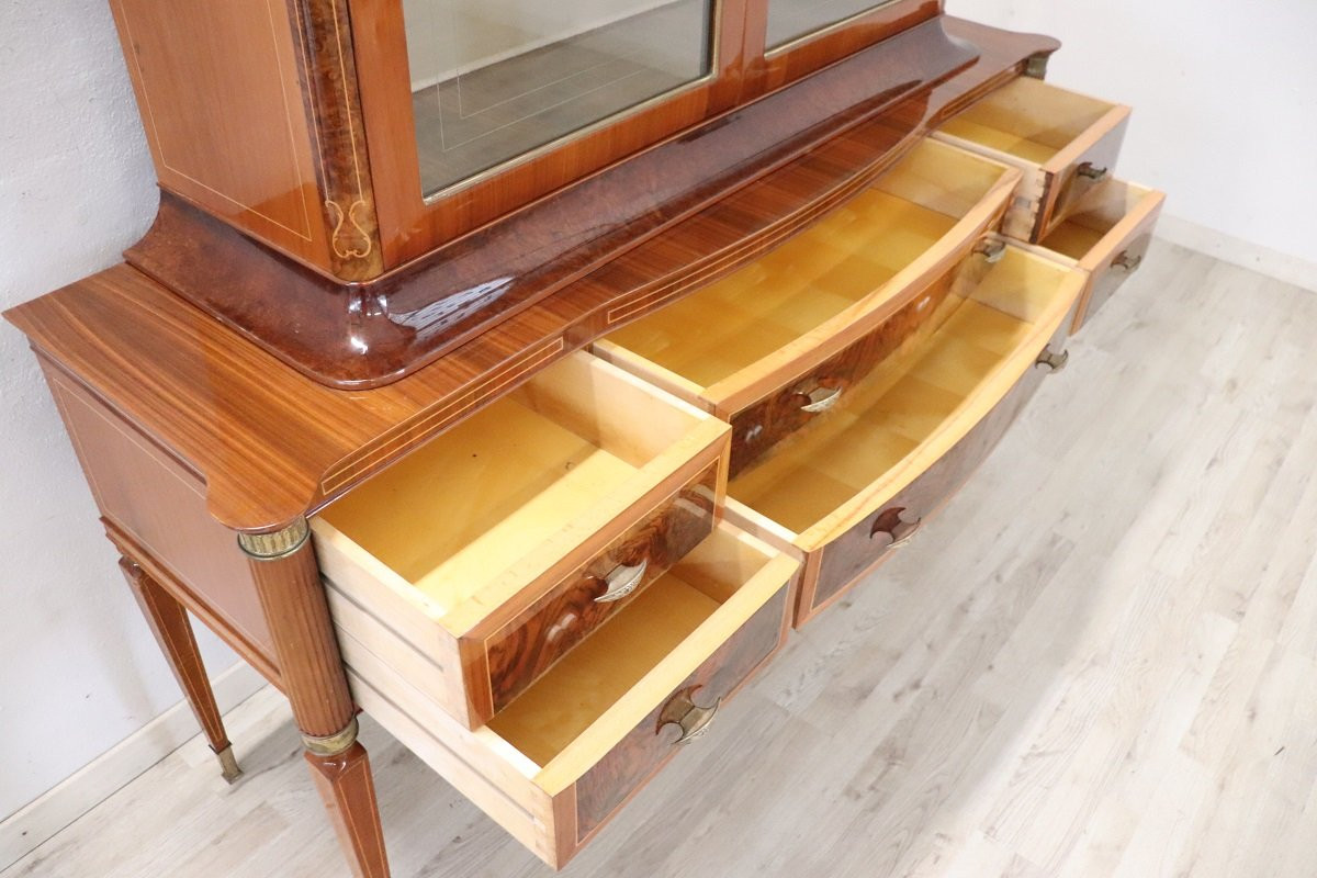 Vintage Vitrine With Drawers-photo-2