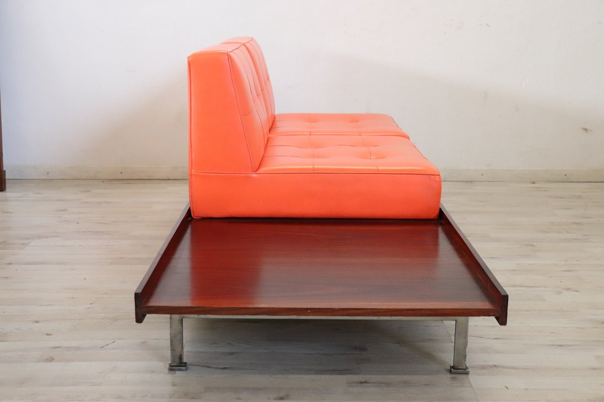 Italian Design Sofa Set By Saporiti With Original Label, 1960s-photo-4
