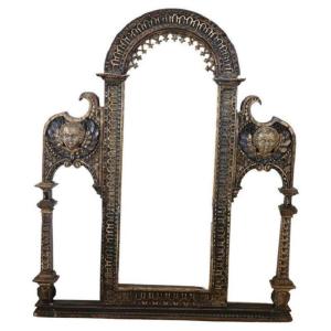 Antique Hand Carved Wood Frame