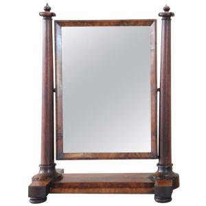 Antique Mahogany Dressing Table Mirror