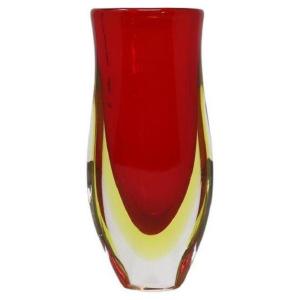 Petit Vase Art En Verre Attribué à Flavio Poli Pour Seguso, 1960s