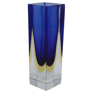 Petit Vase Bleu Par Flavio Poli Pour Seguso, 1970s