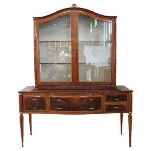 Vintage Vitrine With Drawers