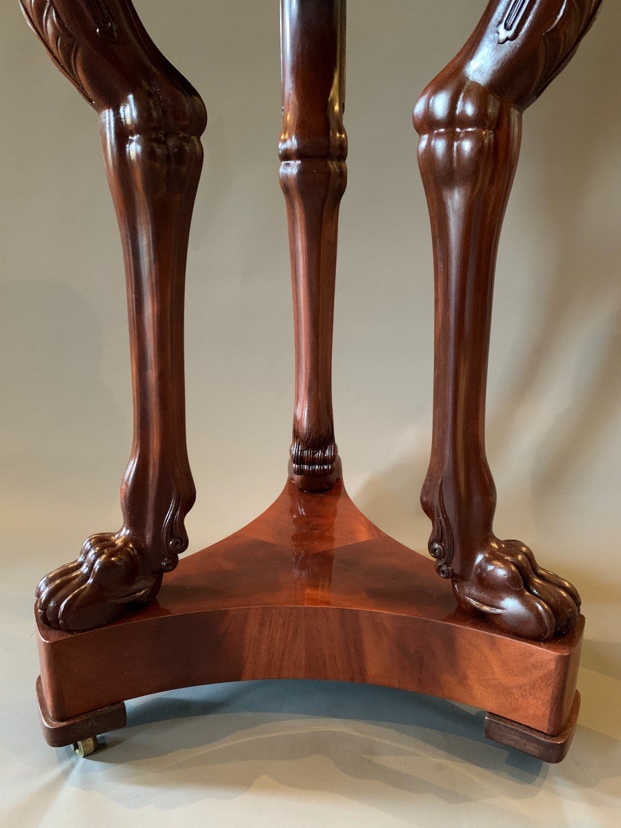 Bernard Molitor: Exceptional Stamped Mahogany Planter From The Consulate Period.-photo-2