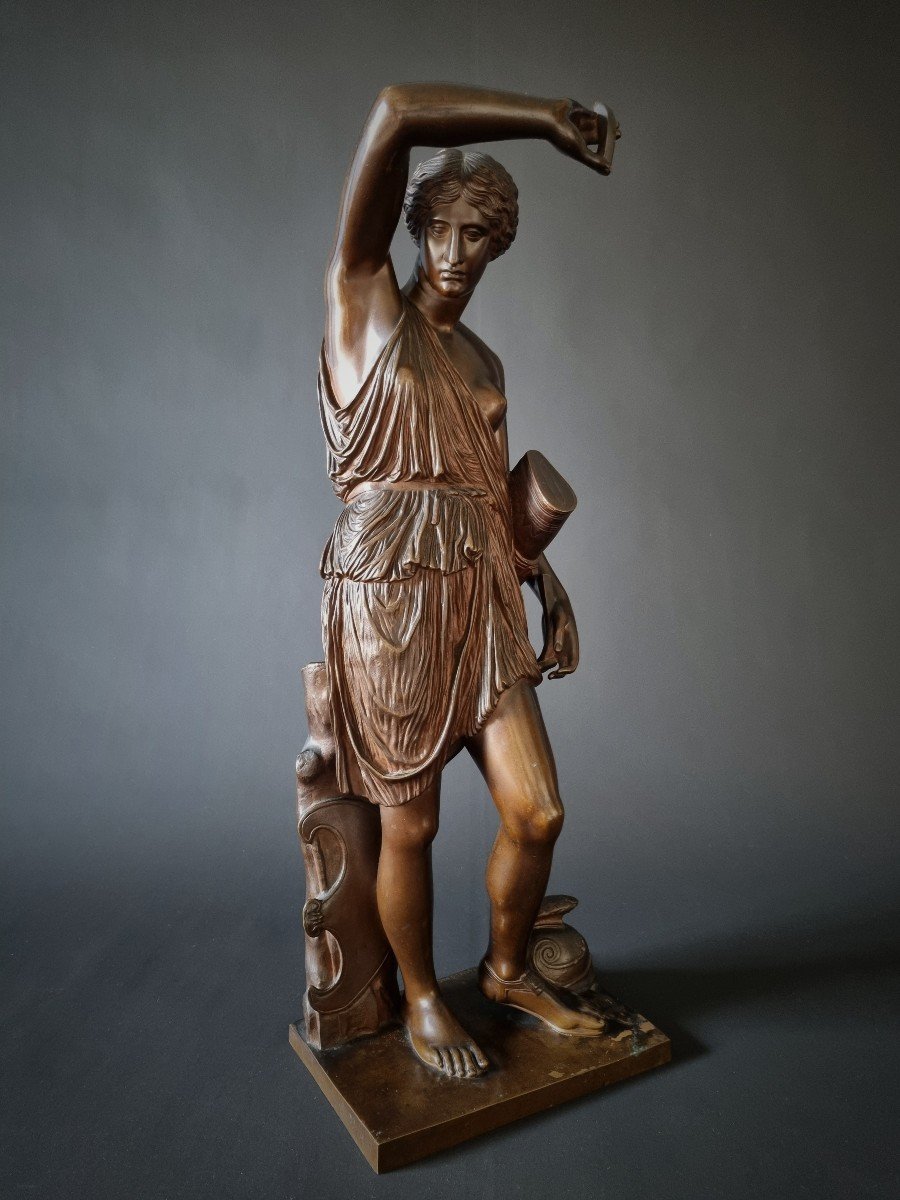 Grand Bronze,amazone Blessée, Fonte Barbedienne.-photo-2