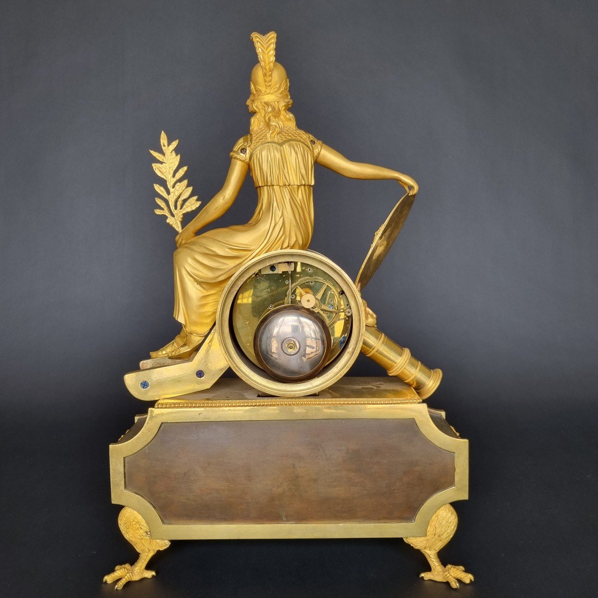 J.s Deverberie, Pendule à "la Paix", époque Directoire-consulat. -photo-4