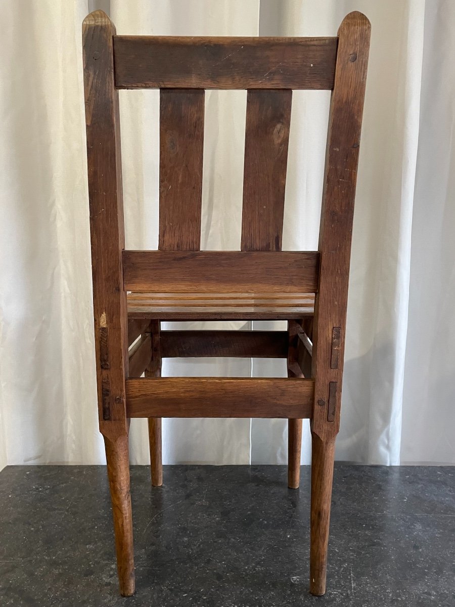 Old Chair Mid 20th Century Designer Reconstruction Spirit To Find Beautiful Quality-photo-2