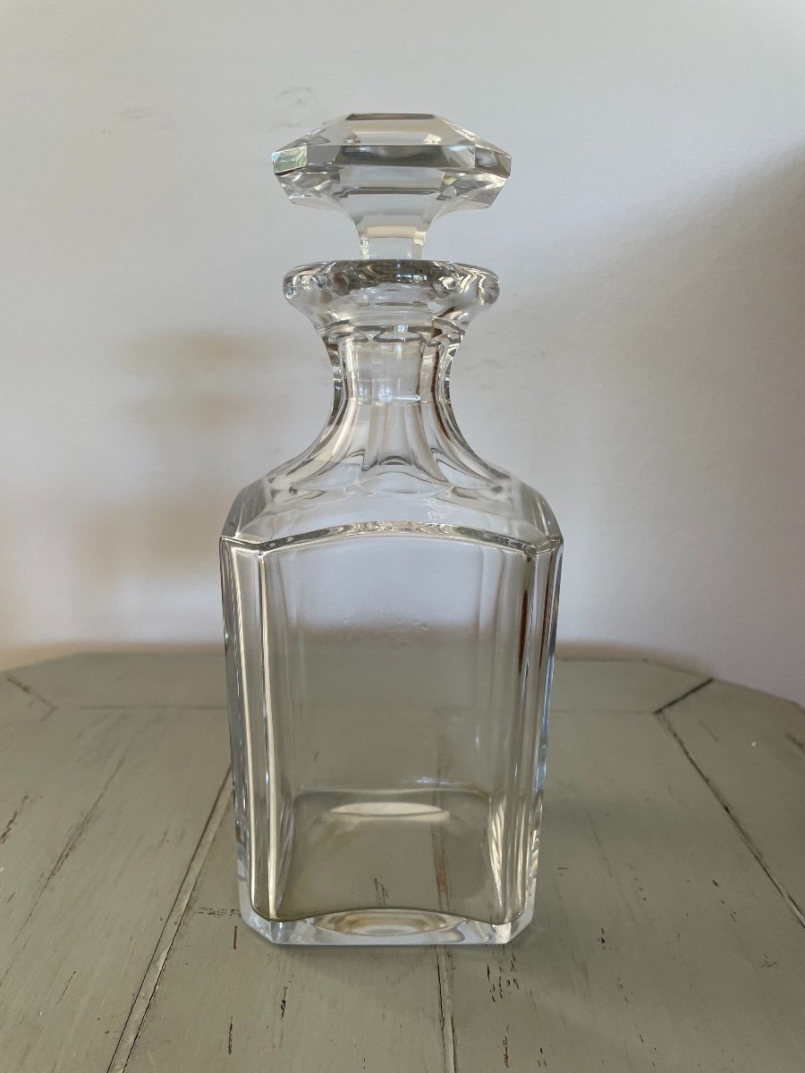 Old Whiskey Carafe In Baccarat Crystal Perfection Model Small Format 20th Century