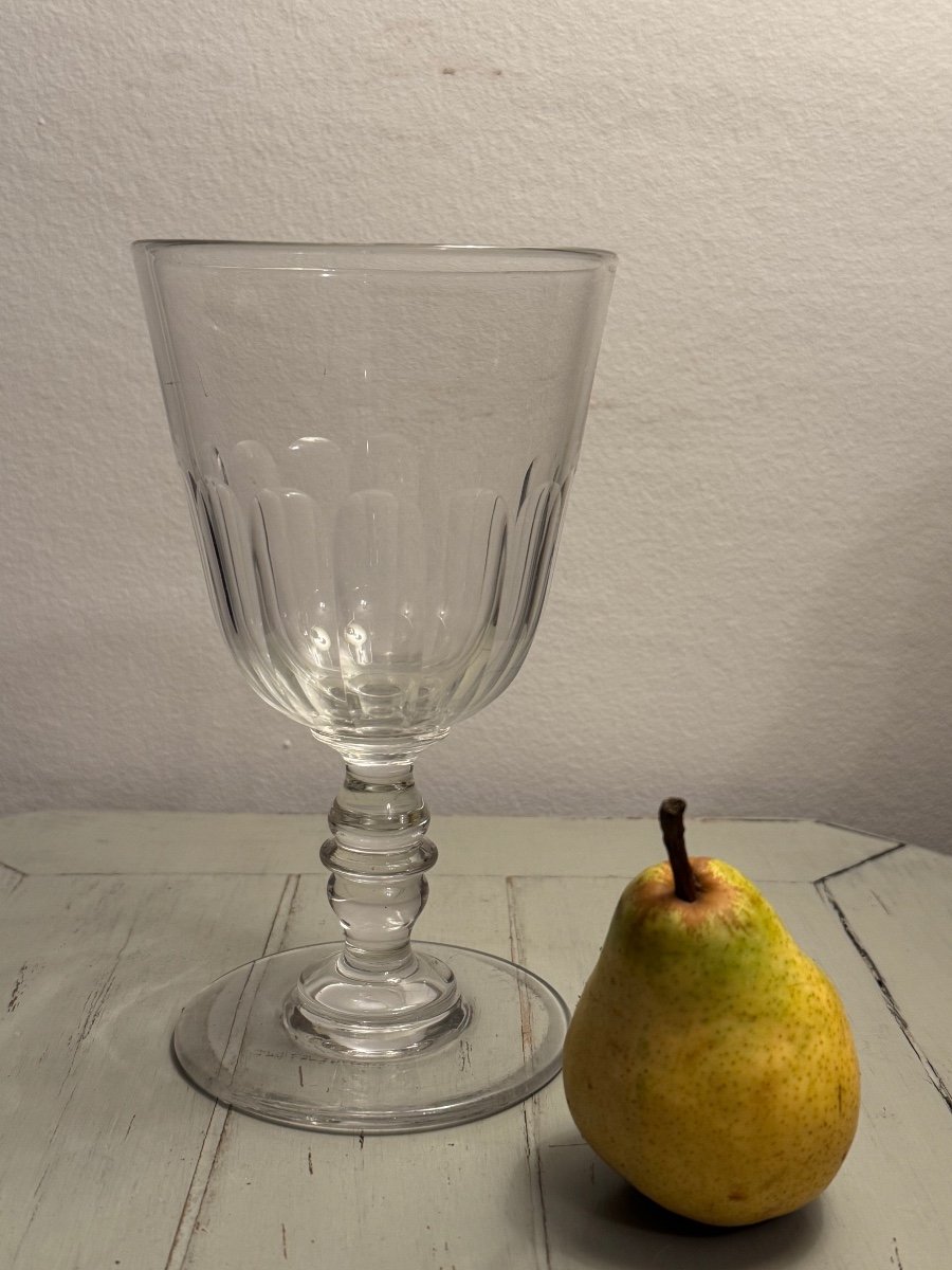 Old And Large Norman Glass Called Wedding Glass In Crystal From The 19th Century -photo-1