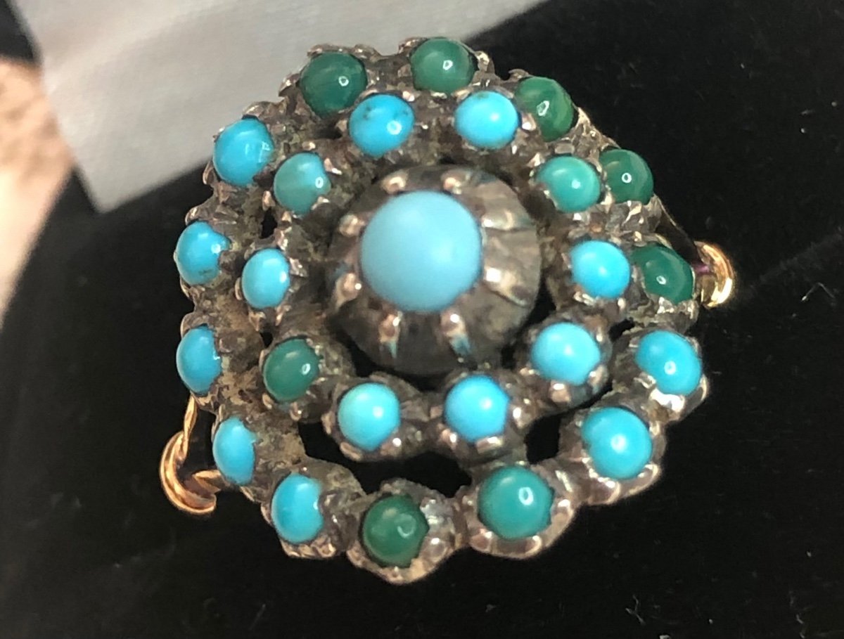 Old Gold / Turquoise Ring-photo-4