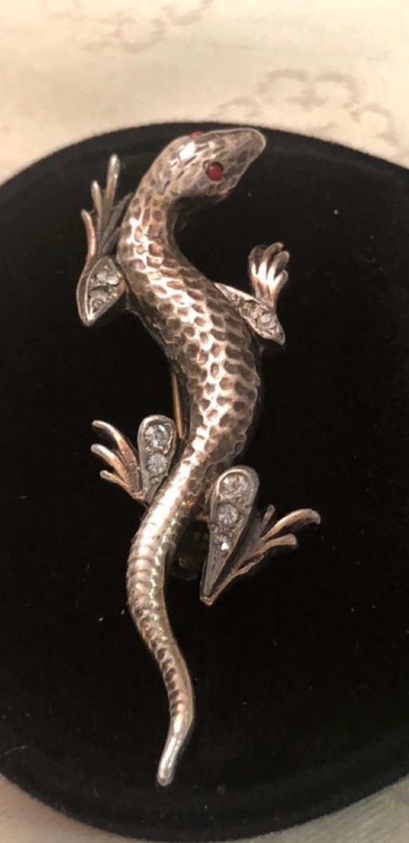 Lizard Brooch-photo-2