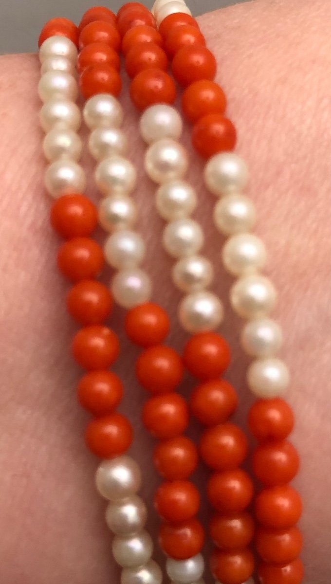 Coral Cameo Bracelet-photo-4