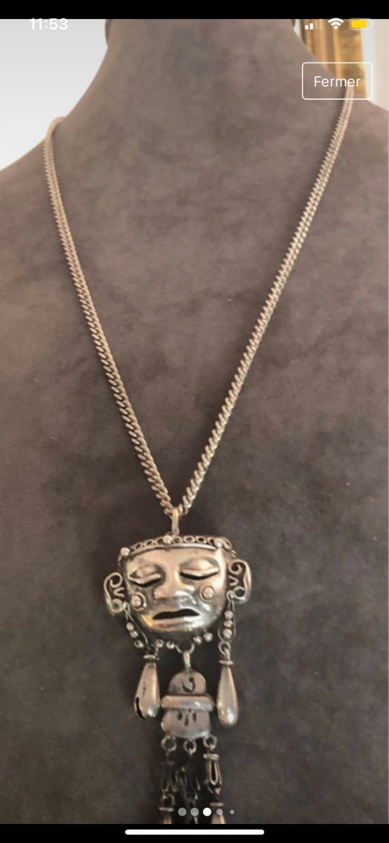 Mexican Silver Pendant-photo-2
