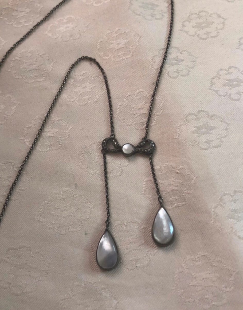 Collier Négligé argent -photo-2