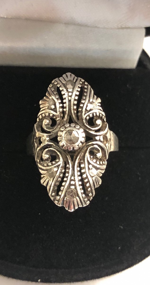 Bague Argent 19ème Siècle 