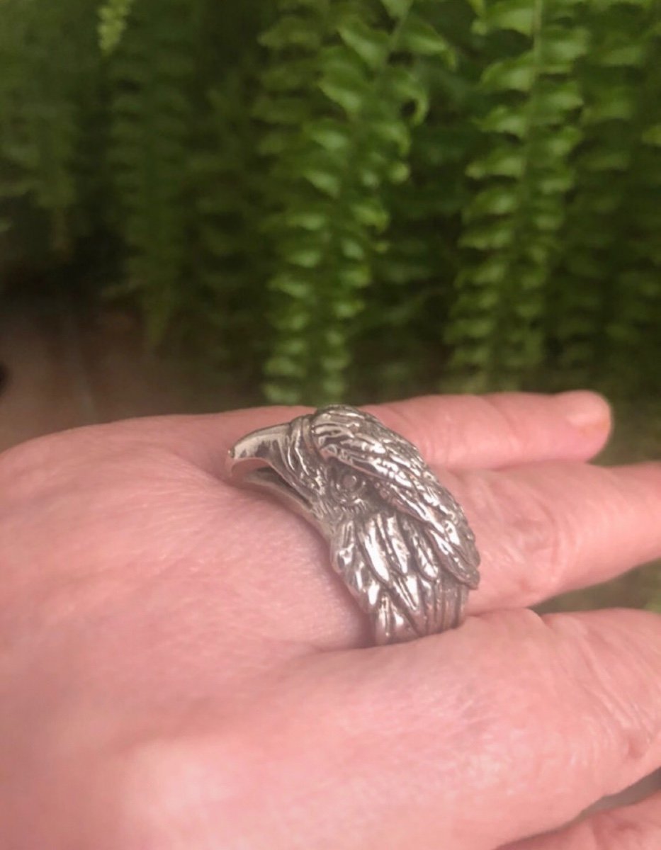 Silver Eagle Ring -photo-4