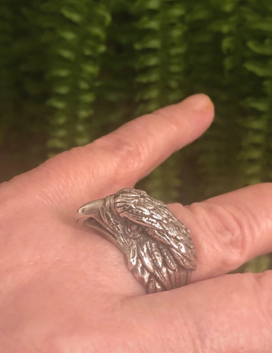 Silver Eagle Ring 