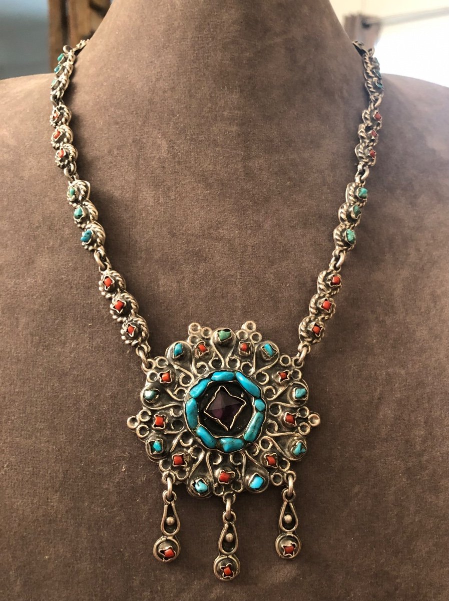 Mexican Silver Necklace 