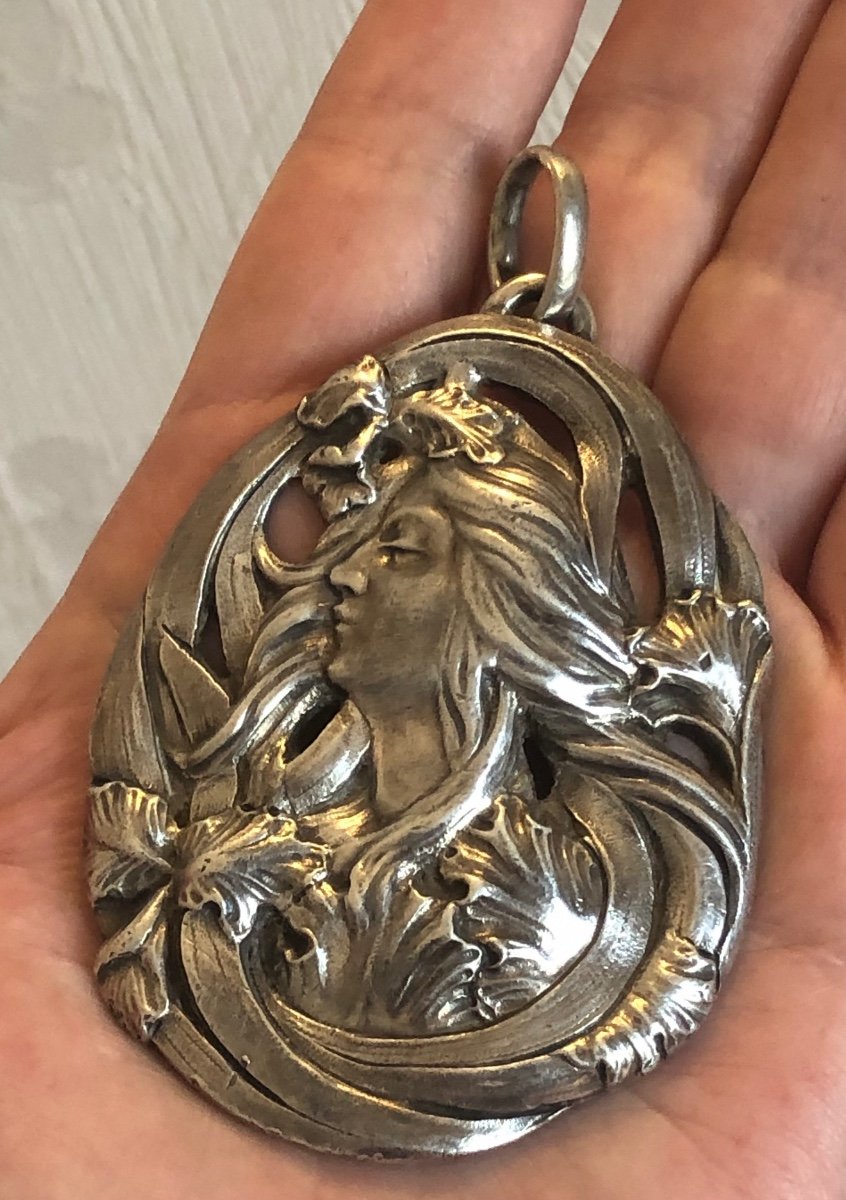 Pendentif  Art-nouveau Argent 