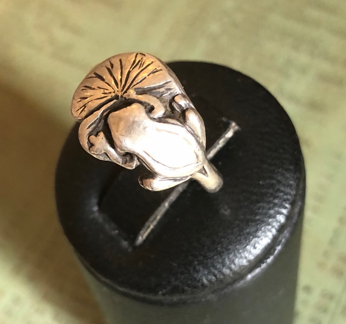 Art Nouveau Silver Ring -photo-1