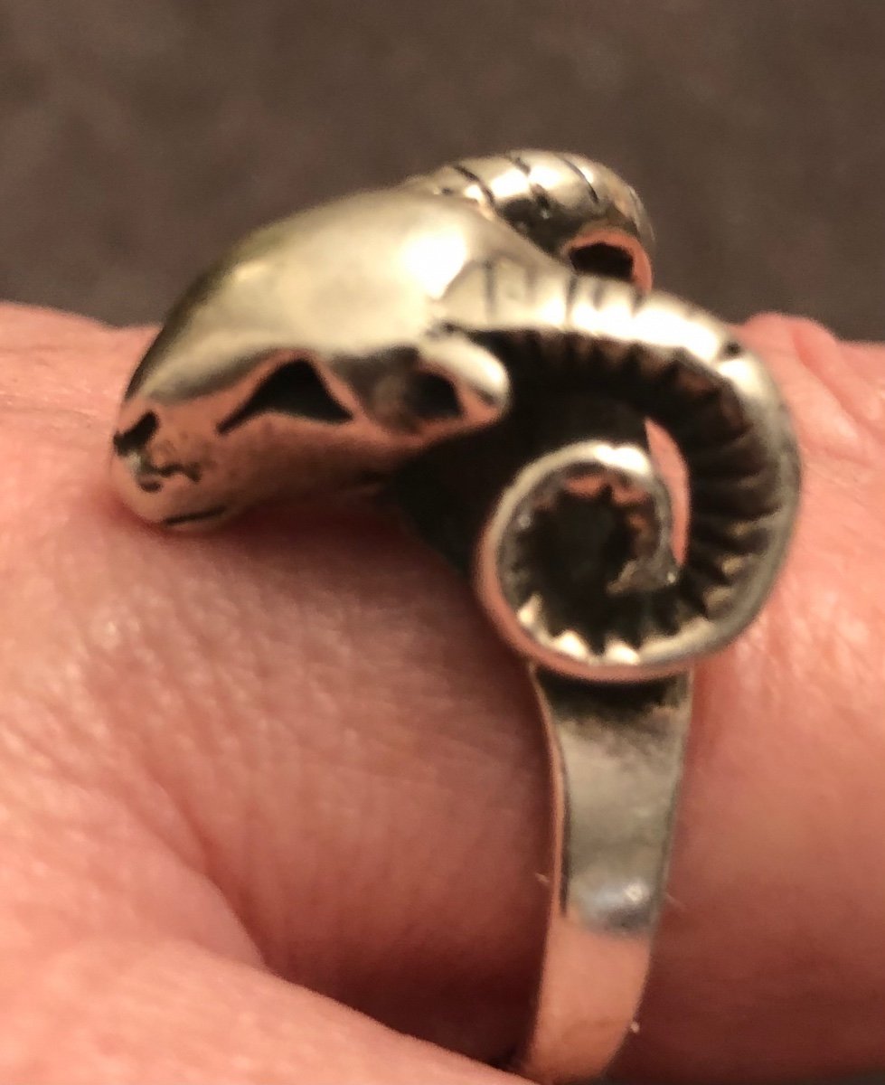 Aries Silver Ring -photo-3