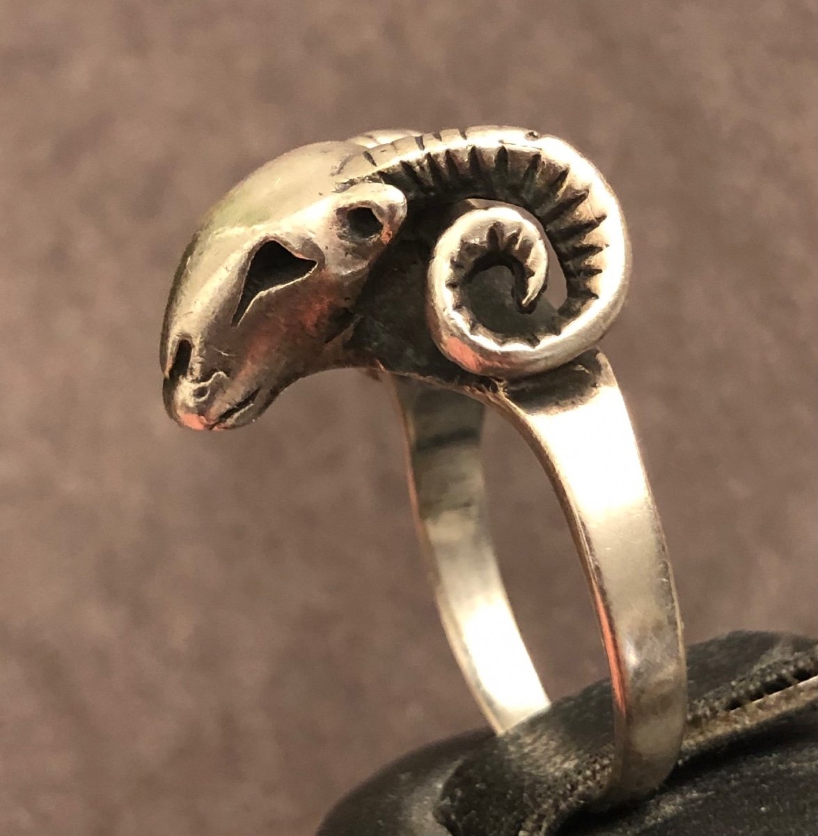 Aries Silver Ring -photo-4