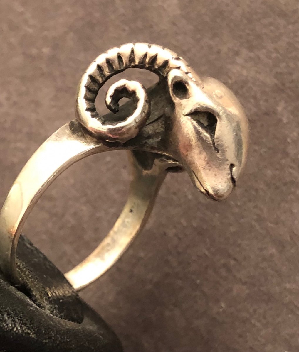 Aries Silver Ring -photo-3