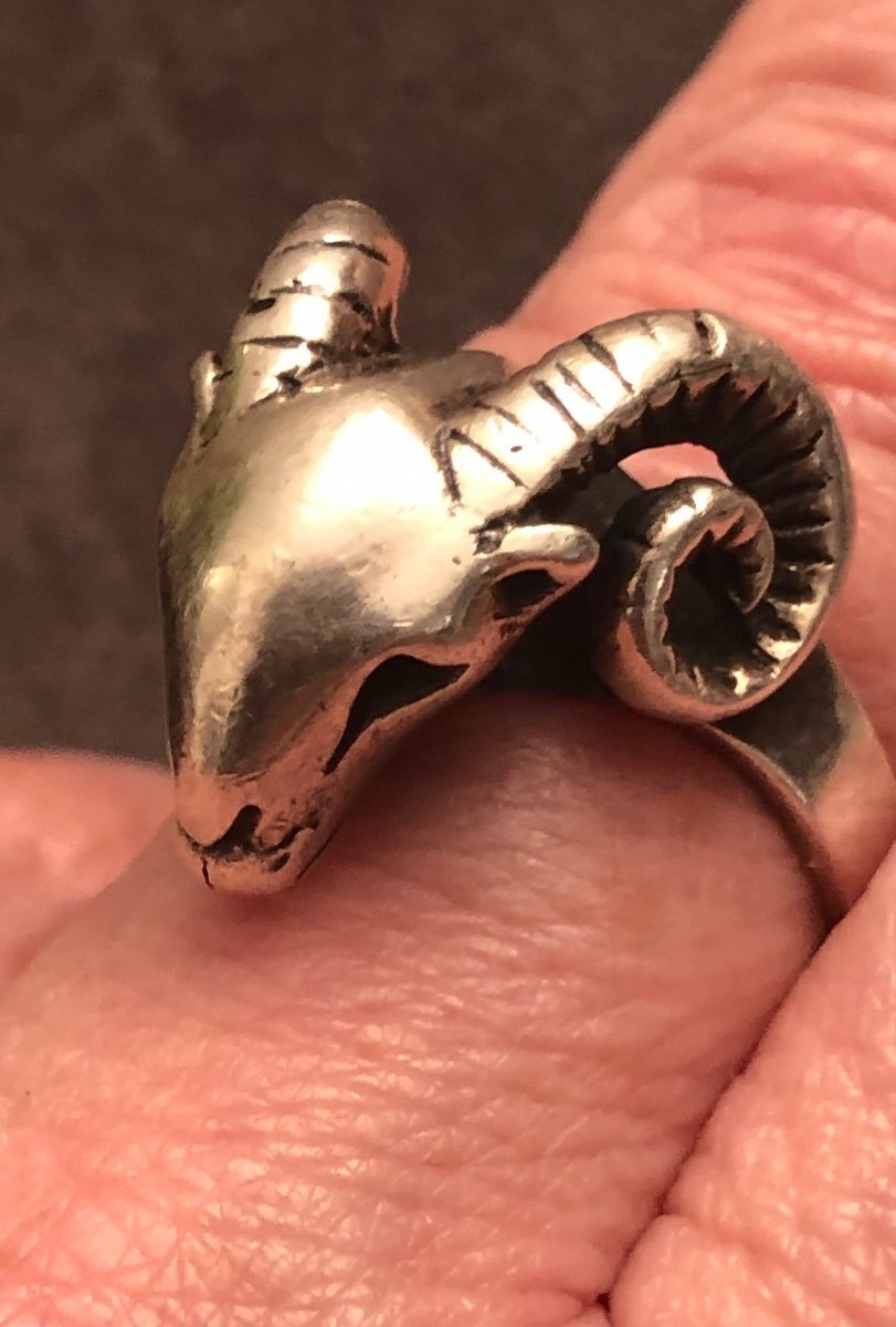 Aries Silver Ring 