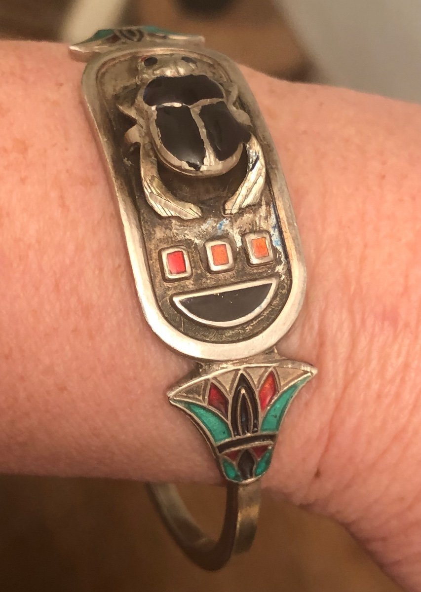 Egyptomania Silver Bracelet 