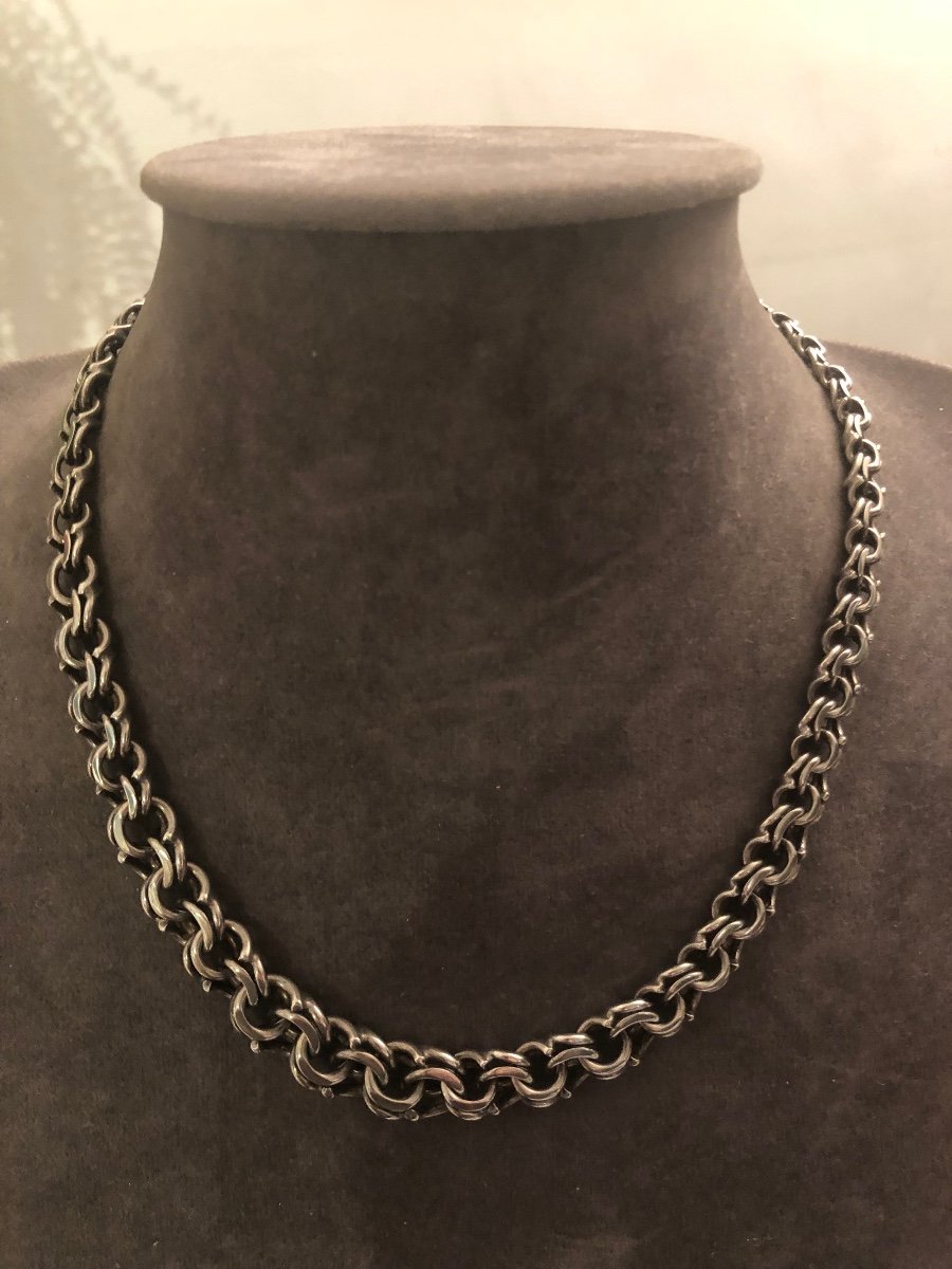 Silver Necklace / 70s-photo-3