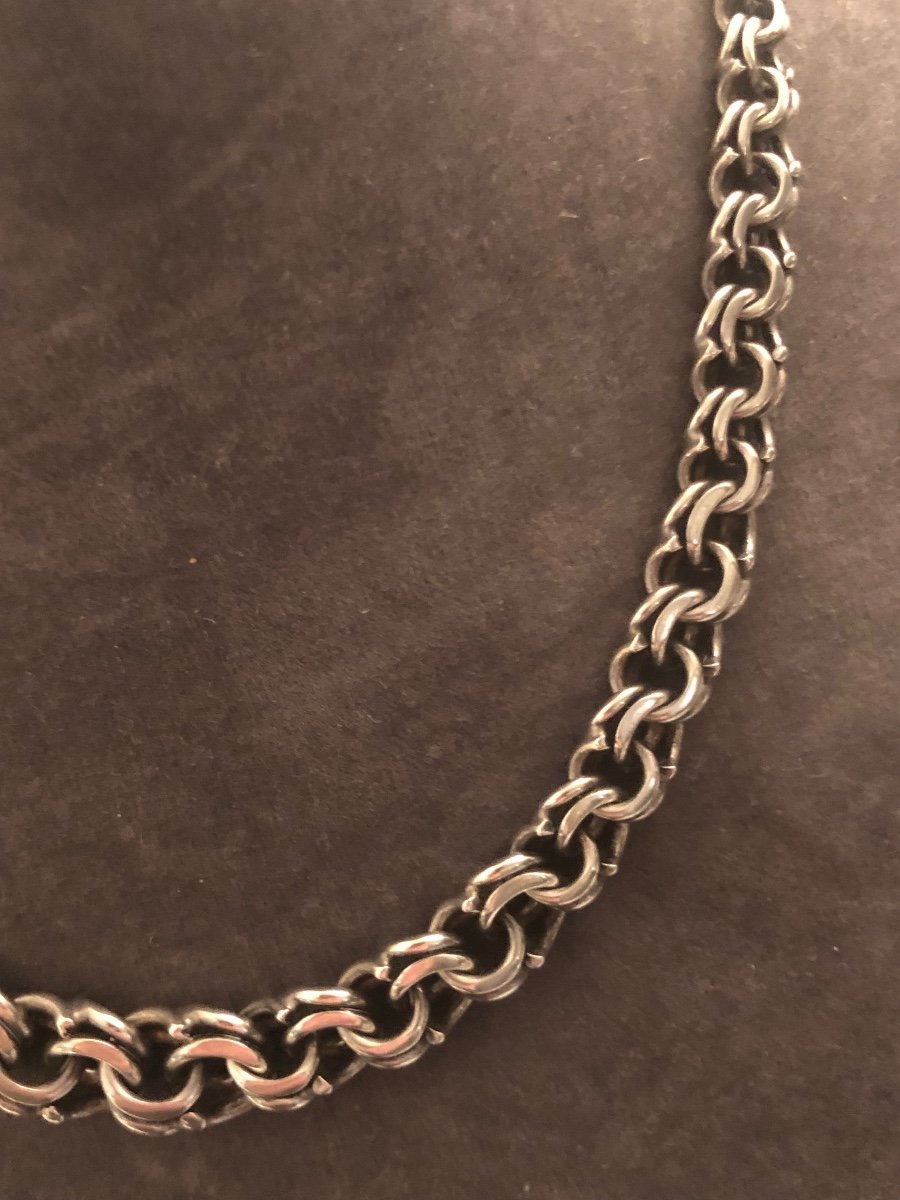 Silver Necklace / 70s-photo-3