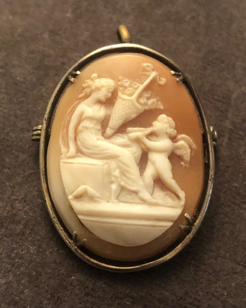 Shell Cameo / Silver -photo-2