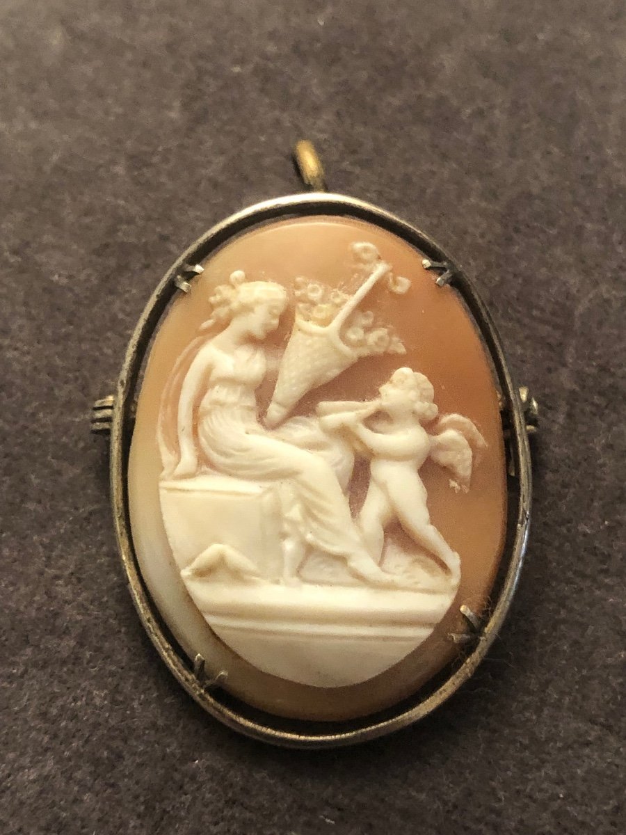 Shell Cameo / Silver -photo-3