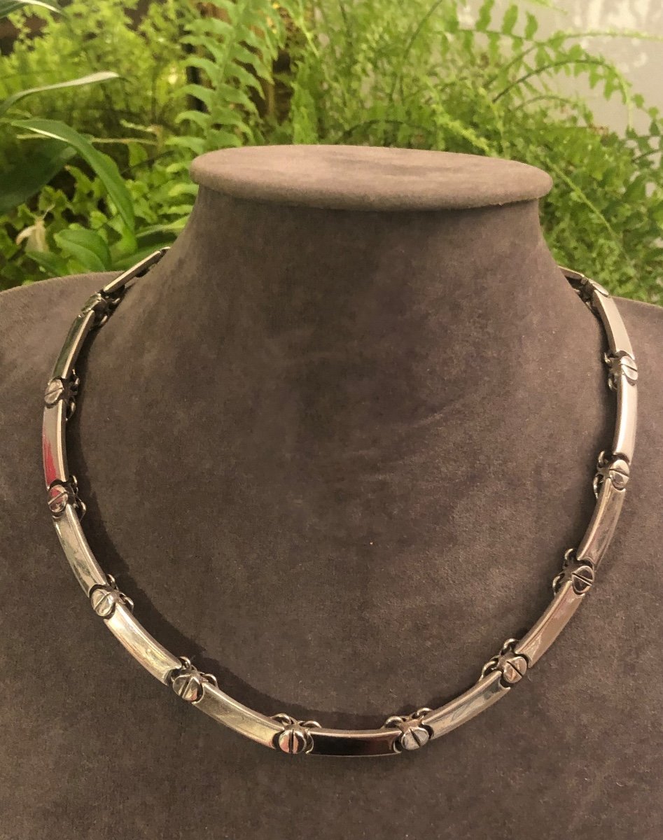 Mexican Silver Necklace -photo-6