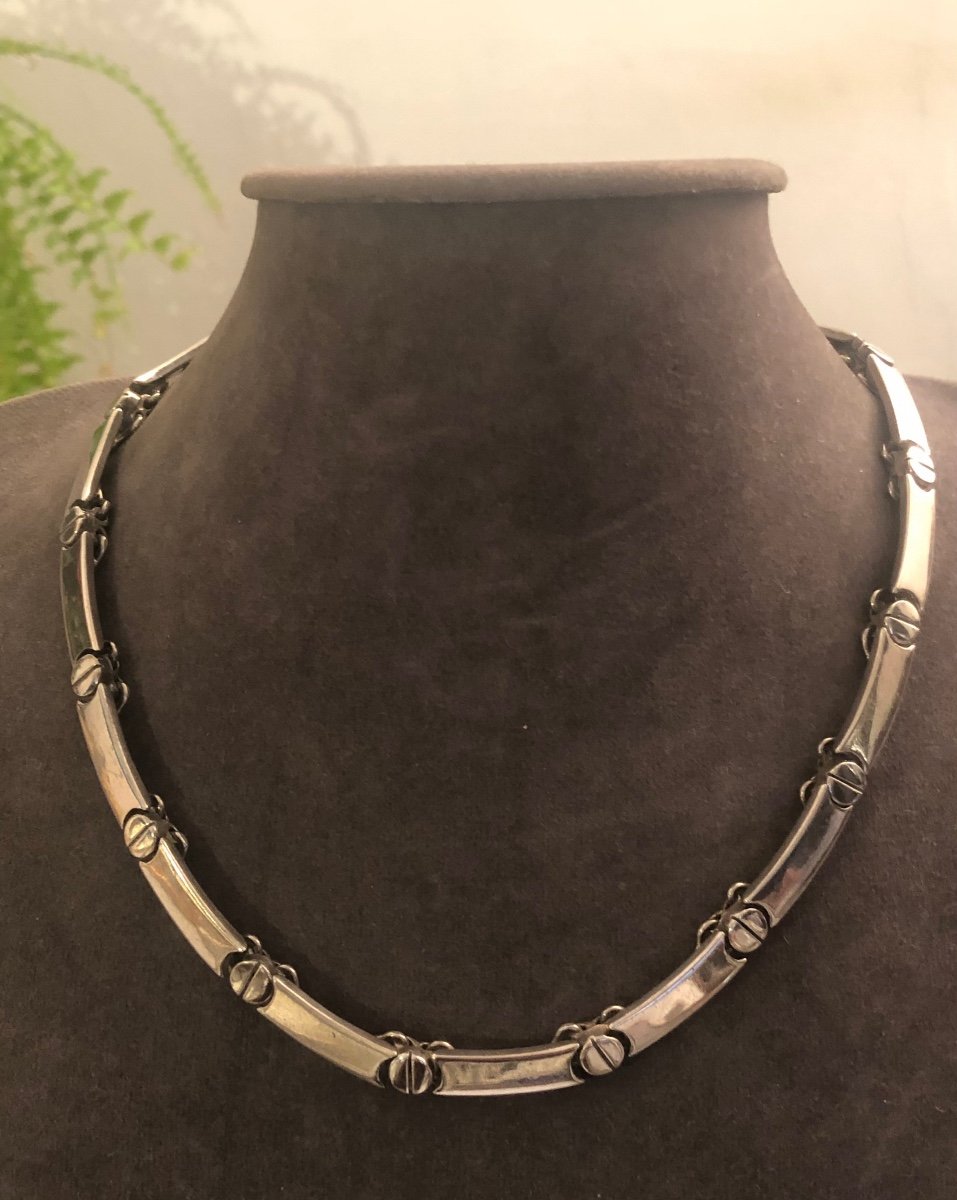 Mexican Silver Necklace -photo-7