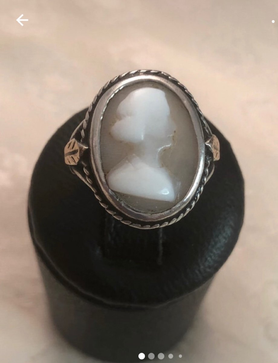 Silver Ring /cameo -photo-2