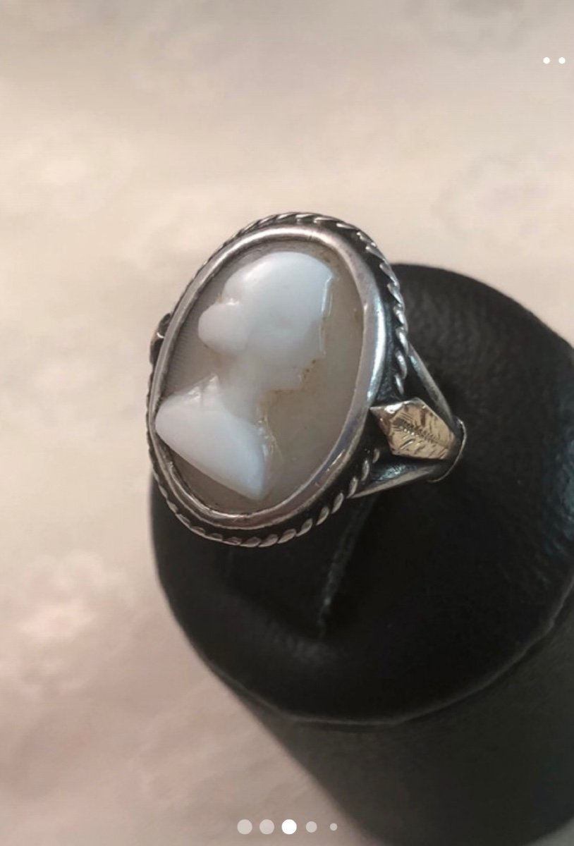 Silver Ring /cameo -photo-4