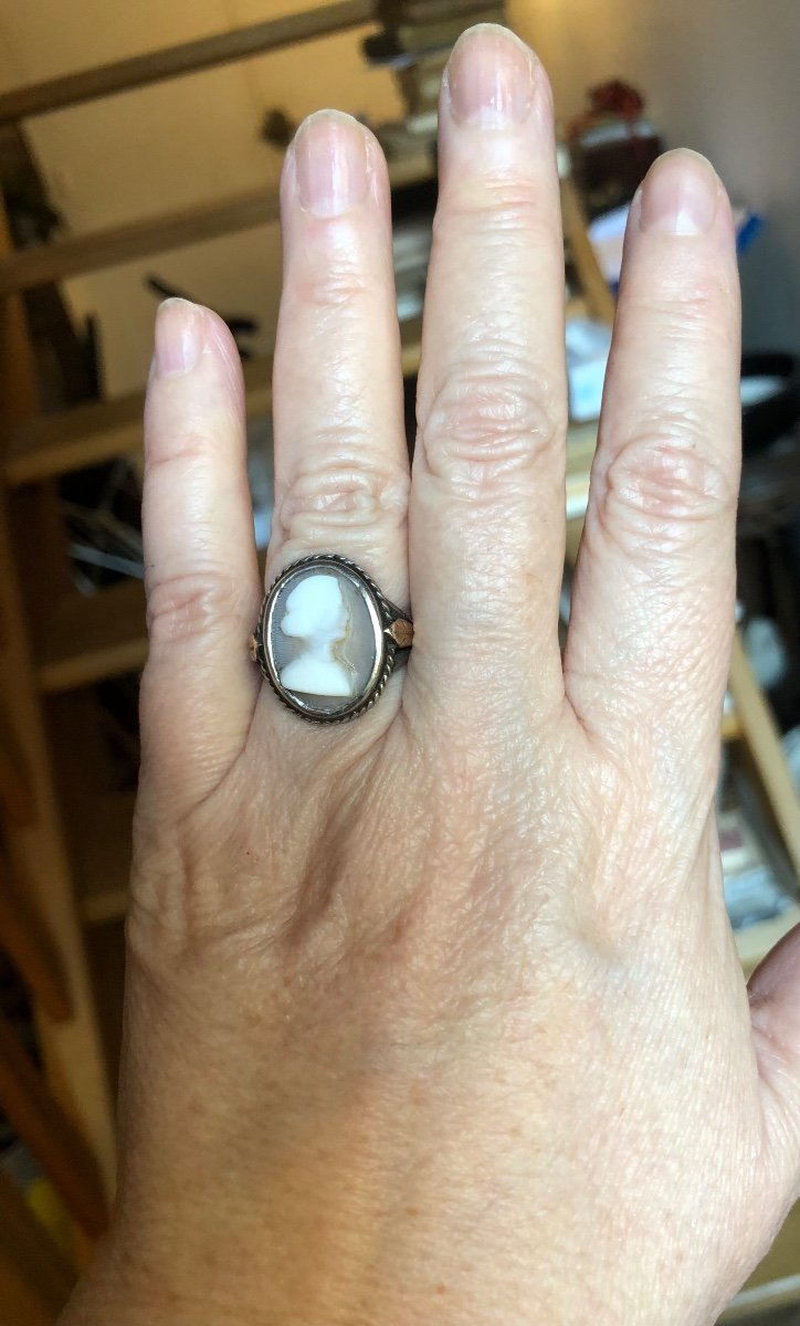 Silver Ring /cameo -photo-5