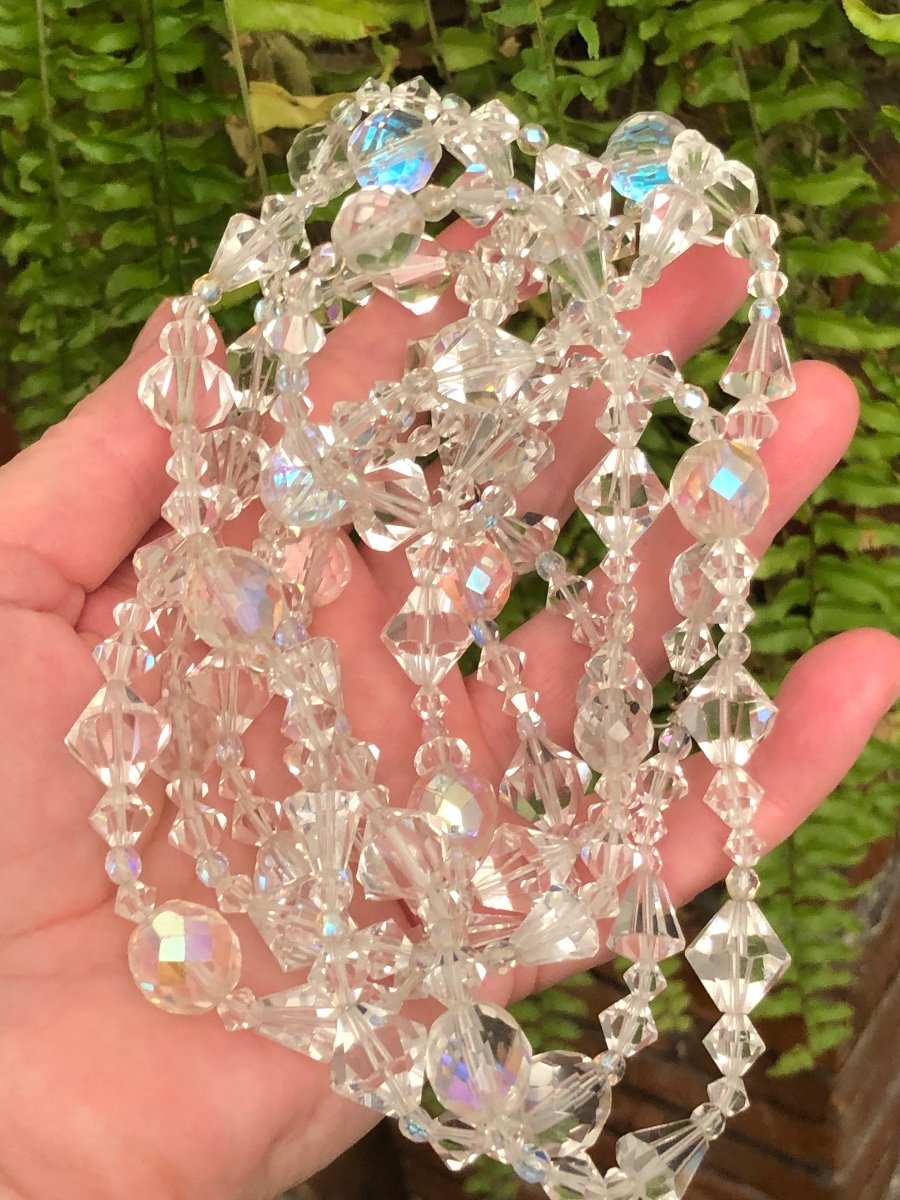 Long Crystal Necklace -photo-2