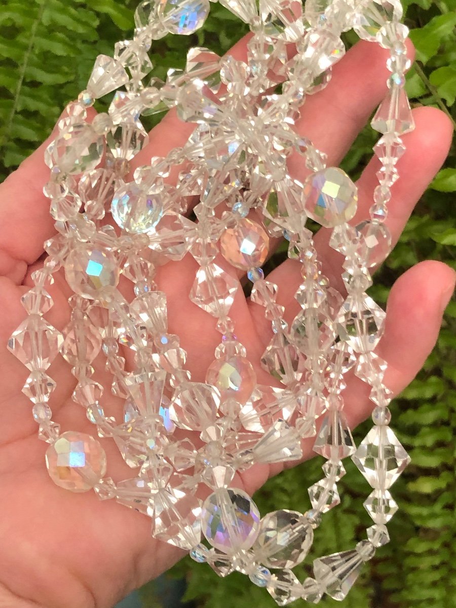 Long Crystal Necklace -photo-2