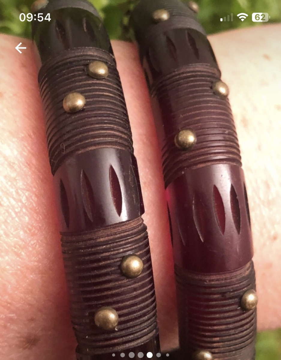 Art Deco Bakelite Bracelets -photo-2