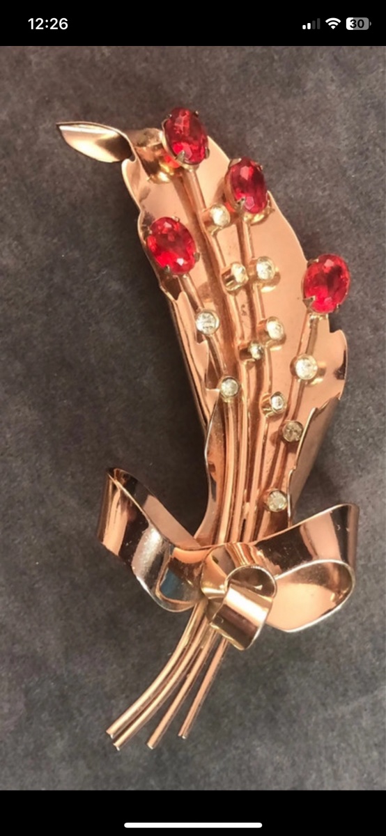 American Brooch From The 1940s-photo-3