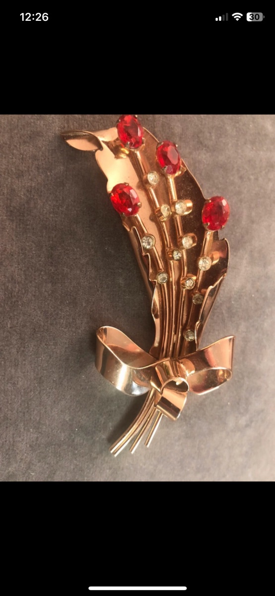 American Brooch From The 1940s-photo-2