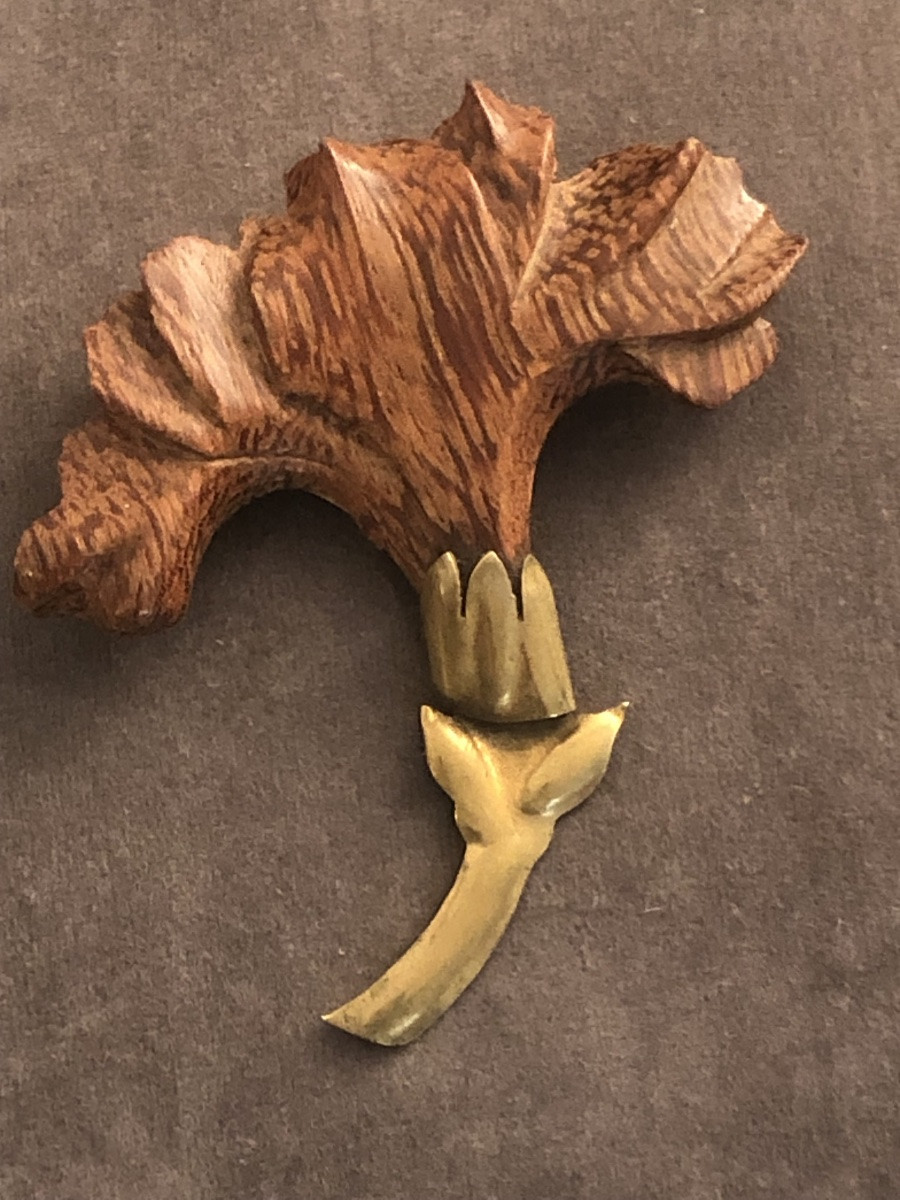 Art Deco Flower Brooch -photo-4