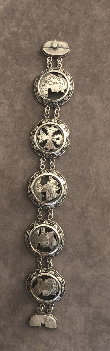 Bracelet Egyptomanie Argent -photo-5