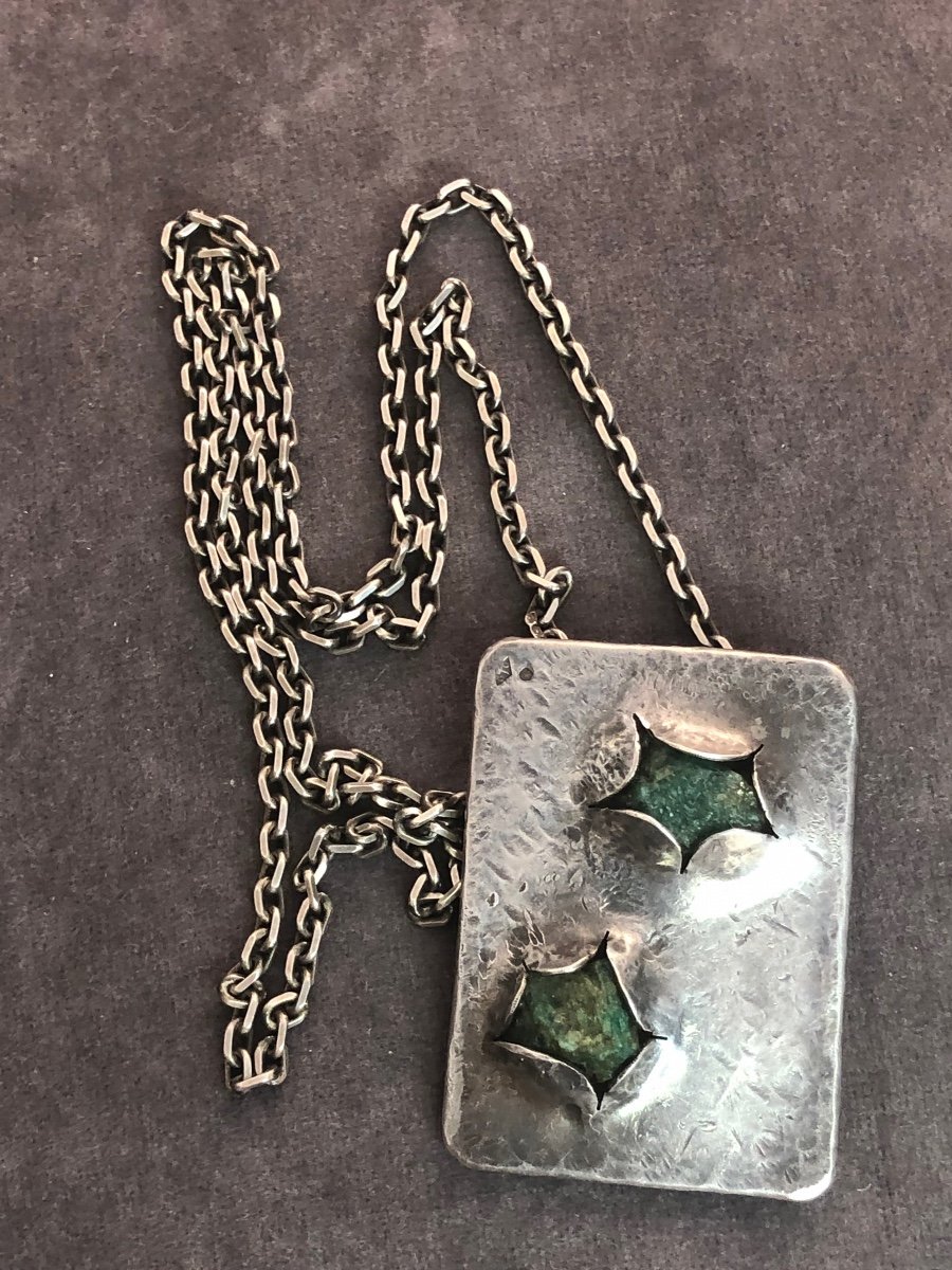 Silver/turquoise Pendant